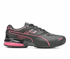 Flash Sale 👏 Women's Puma Tazon 6 Blossom 👟 Sneakers Black/Pink 🤩