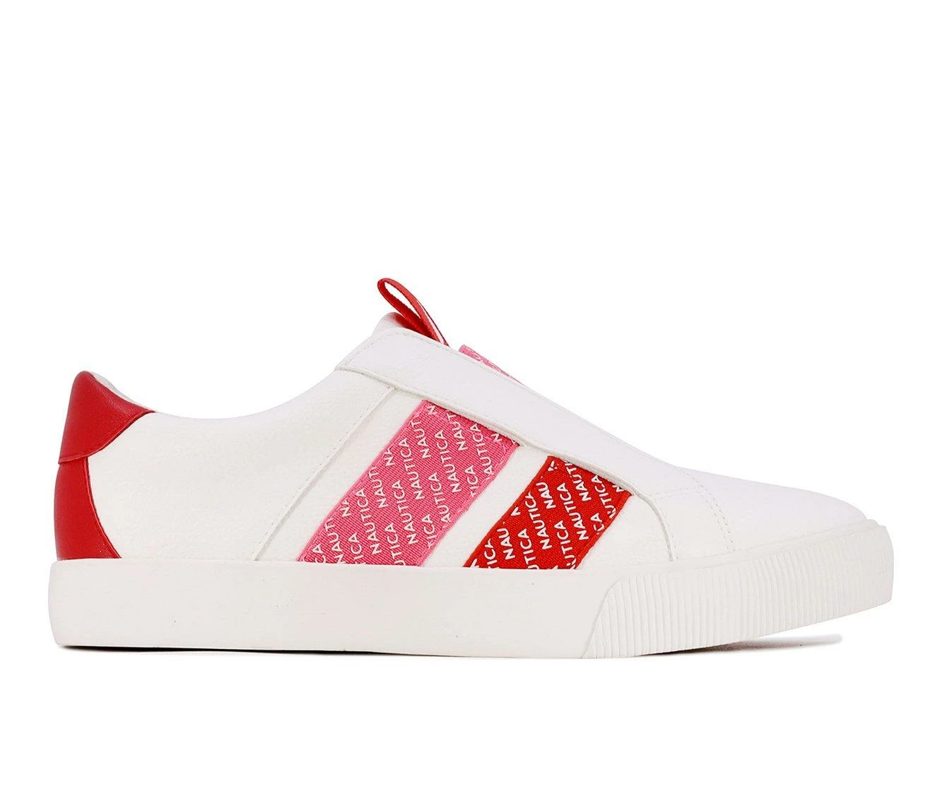 Brand new โจ Women's Nautica Marita Slip On Fashion ๐ Sneakers White/Red/Pink โ๏ธ 4 Brand new โจ Women's Nautica Marita Slip On Fashion ๐ Sneakers White/Red/Pink โ๏ธ - Image 2