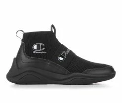 Brand new ⭐ Women's Champion Lady Legend Mid-Top 👟 Sneakers Blk/Blk/Wht 🤩