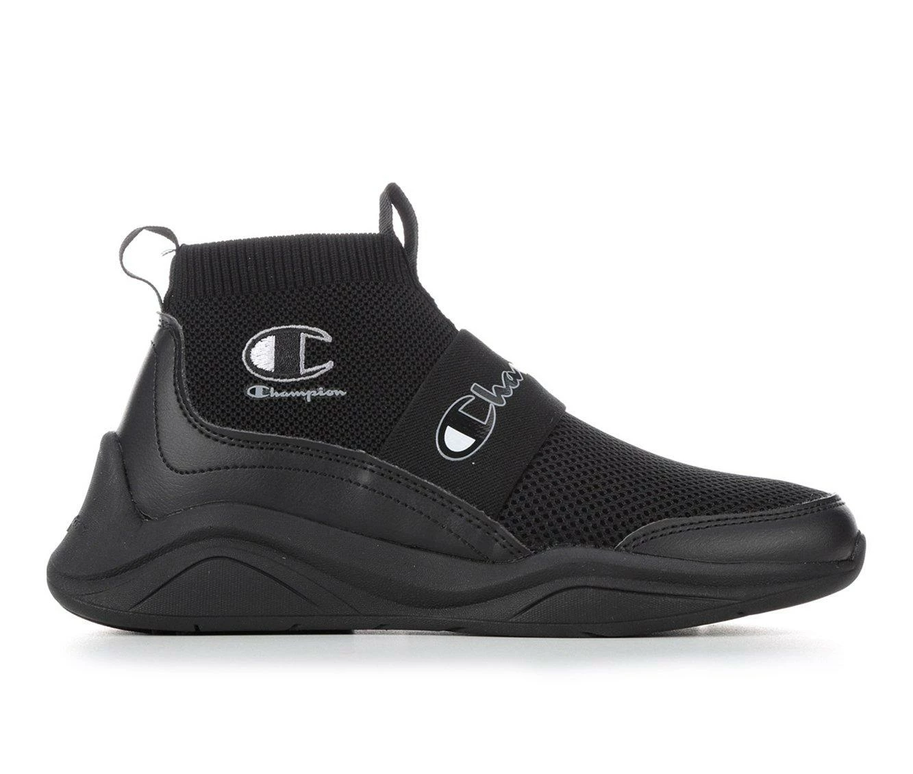 Brand new โญ Women's Champion Lady Legend Mid-Top ๐ Sneakers Blk/Blk/Wht ๐คฉ 4 Brand new โญ Women's Champion Lady Legend Mid-Top ๐ Sneakers Blk/Blk/Wht ๐คฉ - Image 2