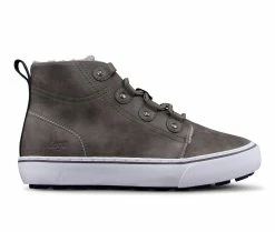 Outlet 😀 Women's Lugz Evergreen Fleece 👟 Sneaker 🥾 Boots Dark Grey ❤️