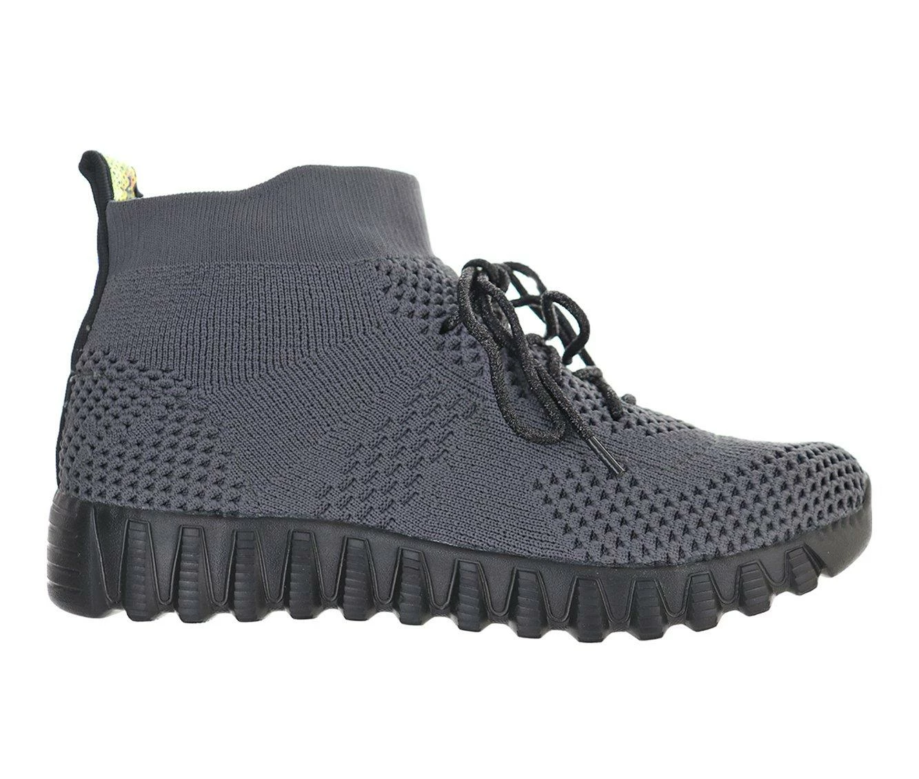 Outlet โค๏ธ Women's Bernie Mev Erika Casual Mid Top ๐ Sneakers Dk Grey/Black โ๏ธ 4 Outlet โค๏ธ Women's Bernie Mev Erika Casual Mid Top ๐ Sneakers Dk Grey/Black โ๏ธ - Image 2