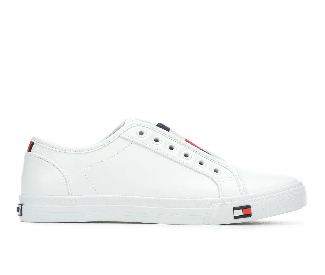 Budget โจ Women's Tommy Hilfiger Anni Slip-On ๐ Shoes White/Signature ๐ 3 Budget โจ Women's Tommy Hilfiger Anni Slip-On ๐ Shoes White/Signature ๐