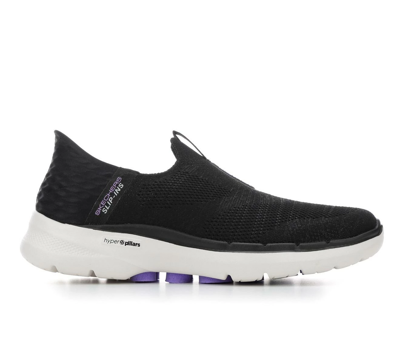 Brand new ๐ Women's Skechers Go GO WALK 6 Quick 124569 Slip-ins Walking ๐ Shoes Black/Lavender โ 3 Brand new ๐ Women's Skechers Go GO WALK 6 Quick 124569 Slip-ins Walking ๐ Shoes Black/Lavender โ