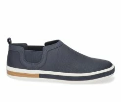 Cheapest 🛒 Women's Bella Vita Wrenley Casual Slip Ons Navy Snake Embo 🔥
