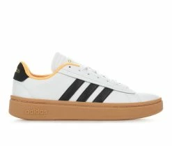 Top 10 ⭐ Women's Adidas Grand Court Alpha 👟 Sneakers Wht/Blk/Org 🎁