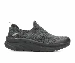 Discount ✔️ Women's Skechers 149128 D'Lux Walker Quick Upgrade Walking 👟 Shoes Black/Black ❤️
