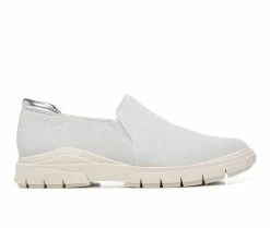 Promo 🎁 Women's Franco Sarto Mayve Slip-On 👟 Shoes Aluminum 🌟