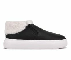 Best deal ⌛ Women's Nine West Klines Platform 👟 Sneaker 🥾 Boots Black 👍