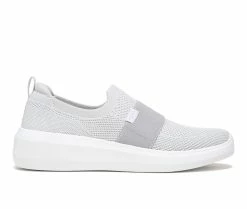 Top 10 🎉 Women's Ryka Astrid Knit Slip On 👟 Sneakers Grey 👏