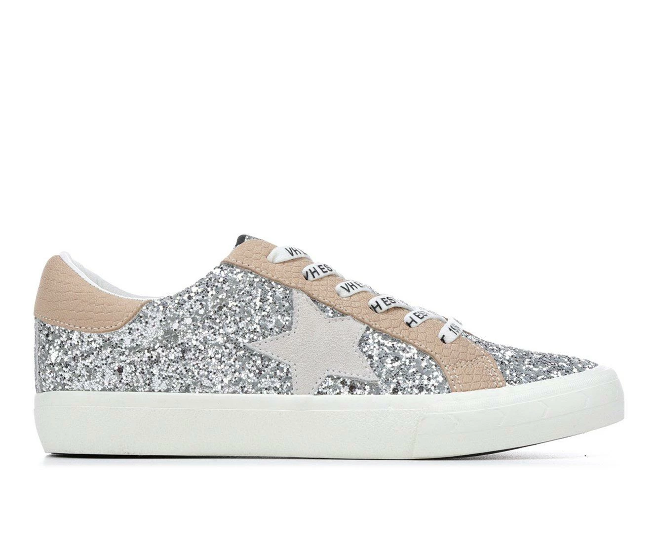 Best Sale 😍 Women's VINTAGE HAVANA Brenda 👟 Sneakers Silver Glitter 🤩 4 Best Sale 😍 Women's VINTAGE HAVANA Brenda 👟 Sneakers Silver Glitter 🤩 - Image 2