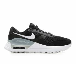 Best Pirce ⭐ Women's Nike Air Max Systm 👟 Sneakers Blk/Wht/Gry 🎉