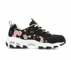 Top 10 🔔 Women's Skechers 149239 D'Lites Soft Blossom 👟 Sneakers Blk/Pnk/Wht 🎉