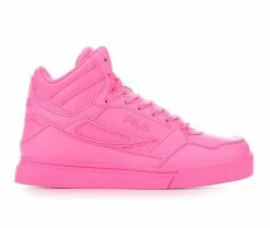 Deals 🎁 Women's Fila Everge High-Top 👟 Sneakers Pink 🎉 -DC Shoes - shop 1 257