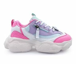 Wholesale 🎉 Women's Berness Ivy5007 Chunky Fashion 👟 Sneakers Beige/Red 🎉