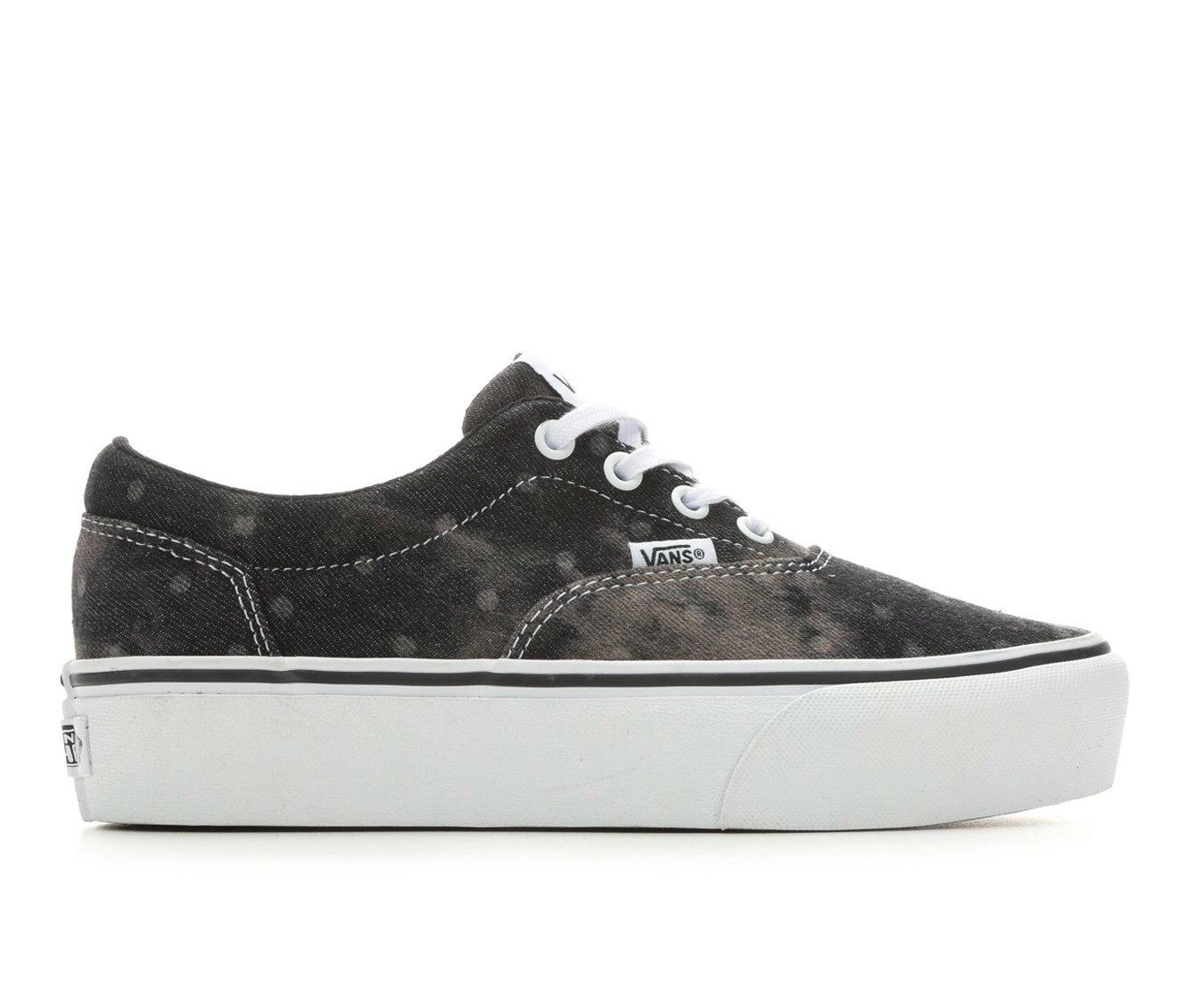 Outlet ๐ Women's Vans Doheny Platform Skate ๐ Shoes Blk Denim Dots ๐ 4 Outlet ๐ Women's Vans Doheny Platform Skate ๐ Shoes Blk Denim Dots ๐ - Image 2