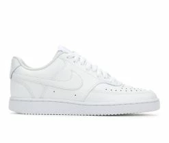 Budget 🌟 Women's Nike Court Vision Low 👟 Sneakers White/White 🔔