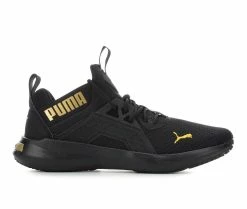 Top 10 💯 Women's Puma Softride Enzo Shine NXT 👟 Sneakers Black/Gold 🥰