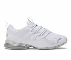 Promo 😀 Women's Puma Riaze Prowl Mod Swirl 👟 Sneakers White/Silver 🤩