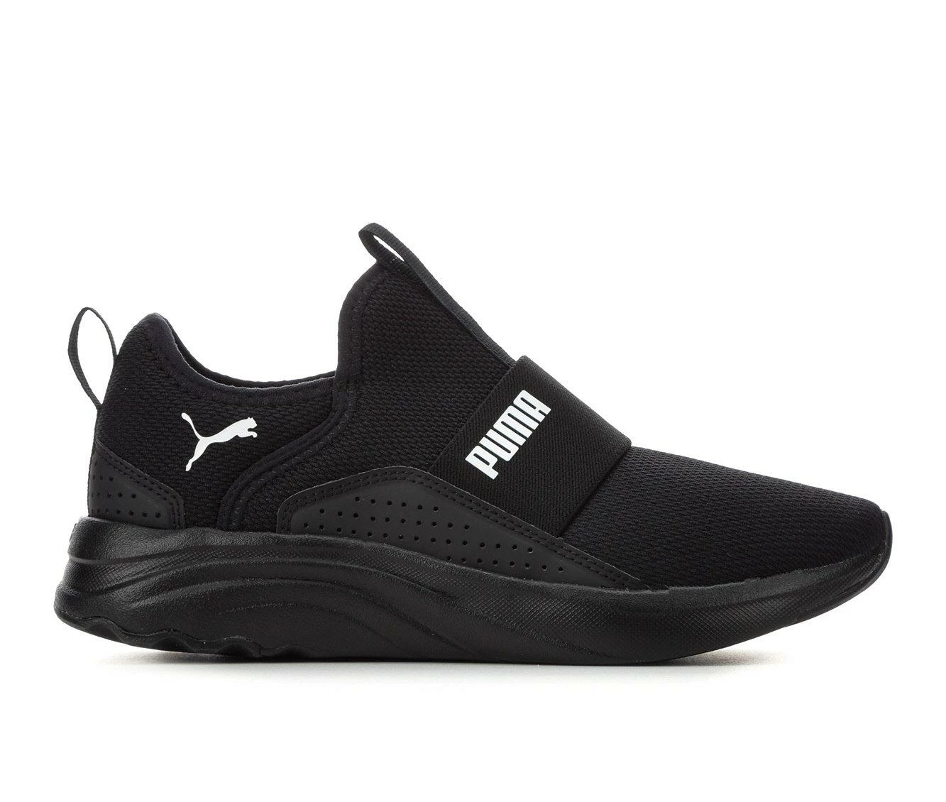 New ๐ฅ Women's Puma Softride Sophia Slip-On ๐ Sneakers Blk/Blk/White ๐ 3 New ๐ฅ Women's Puma Softride Sophia Slip-On ๐ Sneakers Blk/Blk/White ๐