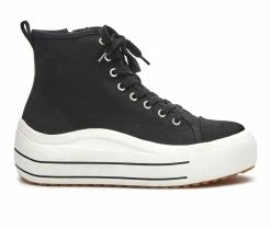 Promo ⭐ Women's Coconuts By Matisse Hayden Platform Fashion 👟 Sneakers Black ✨