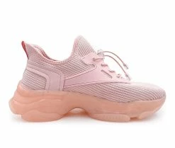Wholesale ⌛ Women's Berness Sloan Platform Fashion 👟 Sneakers Pink ⌛