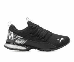 Cheap 👏 Women's Puma Riaze Prowl Palm Mesh 👟 Sneakers Blk/White 🔥
