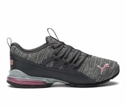 Promo ✨ Women's Puma Riaze Prowl Knit 👟 Sneakers Grey/Pink 🤩