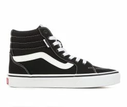 Best Sale ⌛ Women's Vans Filmore High-Top Skate 👟 Shoes Black/White 😍