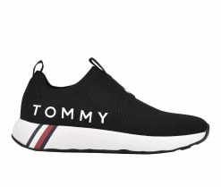 Promo 🔔 Women's Tommy Hilfiger Aliah 👟 Sneakers Black 🥰