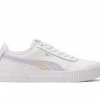 Best Sale 🤩 Women's Puma Carina L Prismatic 👟 Sneakers White/Silver 🤩 -DC Shoes - shop 1 534