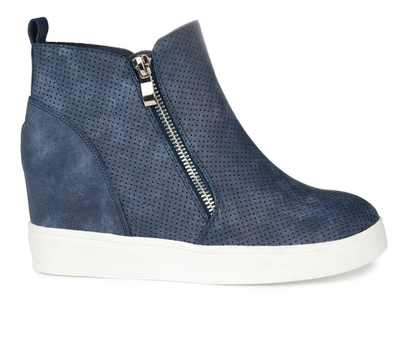Budget ๐ Women's Journee Collection Pennelope Wedge ๐ Sneakers Blue โจ 4 Budget ๐ Women's Journee Collection Pennelope Wedge ๐ Sneakers Blue โจ - Image 2