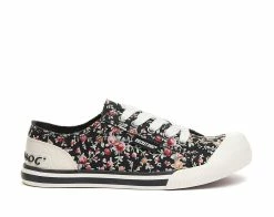 Promo ✨ Women's Rocket 🐕 Dog Jazzin 👟 Sneakers Black/Roses 🔔