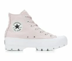 Budget 🎁 Women's Converse Chuck Taylor All Star Hi Cozy 👟 Sneakers Rose/White ❤️