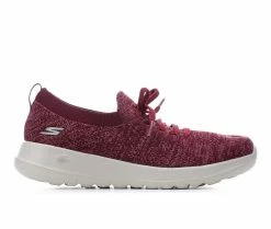 Coupon 😍 Women's Skechers Go GO WALK Joy 124721 Slip-On 👟 Sneakers Burgundy ⭐