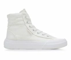 Deals 🌟 Women's Roxy 🌞 Summer Sky Mid 👟 Sneakers White 👏