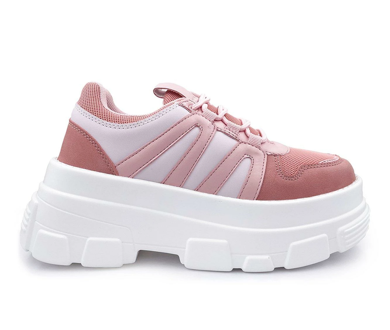 Discount 🛒 Women's Berness Mia01 Platform Fashion 👟 Sneakers Pink 👏 4 Discount 🛒 Women's Berness Mia01 Platform Fashion 👟 Sneakers Pink 👏 - Image 2