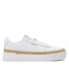 Best deal 🎉 Women's Puma Carina L Espadrille 👟 Sneakers Wht/wht/gold 👍 -DC Shoes - shop 1 672