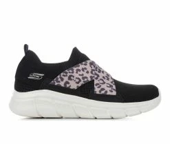 Discount 👏 Women's Skechers 117330 BOBS B Flex 👟 Sneakers Black Leopard 🎉