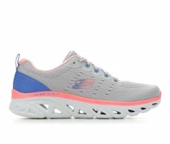 Brand new 😍 Women's Skechers 149927 Glide Step Sport Fresh Charm 👟 Sneakers Grey/Pink/Blue 😀