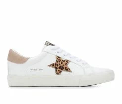 Coupon 🌟 Women's VINTAGE HAVANA Lisa 👟 Sneakers White/Leopard 🎁