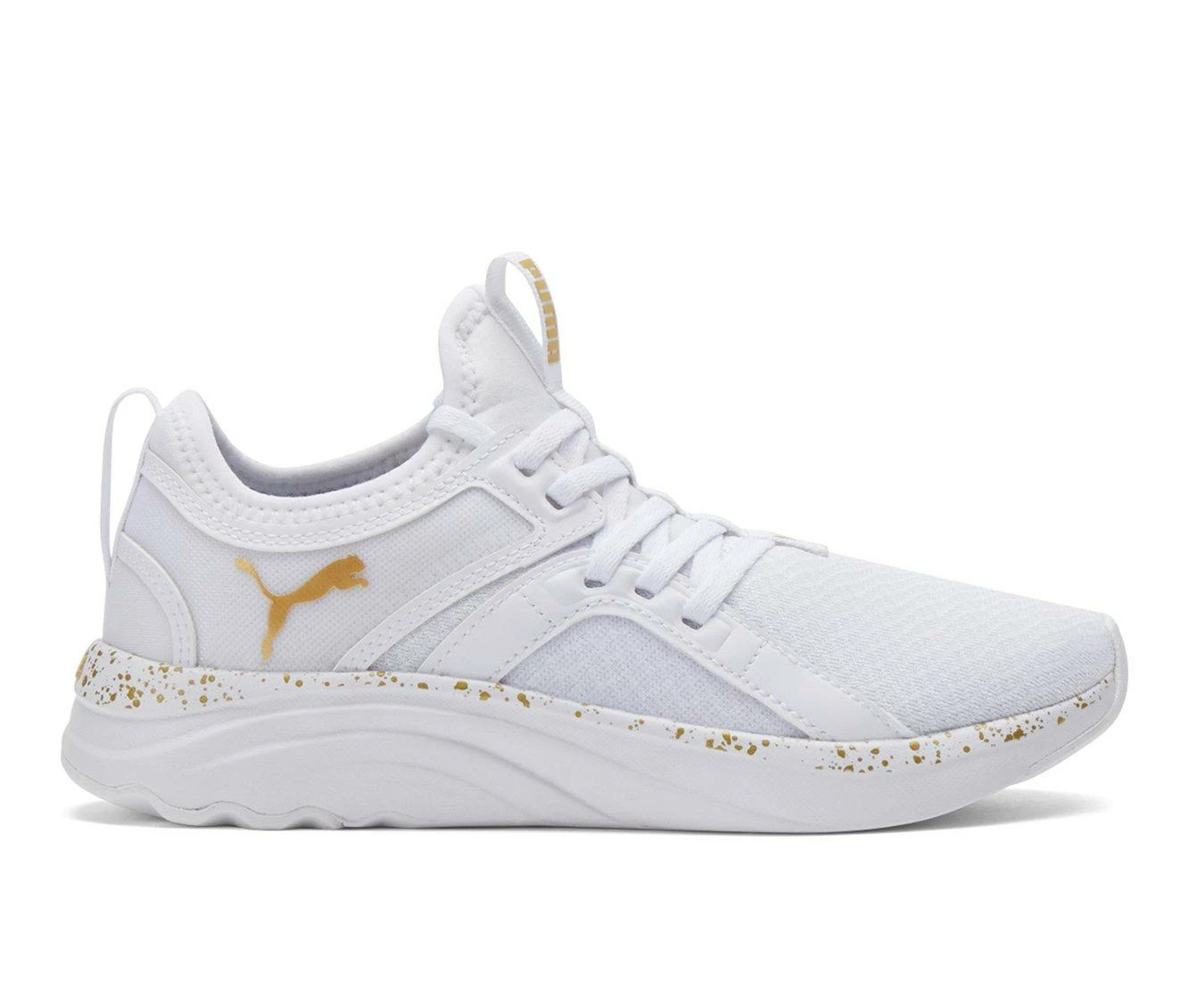 Cheap ๐ Women's Puma Softride Sophia Shimmer ๐ Sneakers White/Gold ๐ 3 Cheap ๐ Women's Puma Softride Sophia Shimmer ๐ Sneakers White/Gold ๐