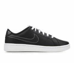 Best Sale ✨ Women's Nike Court Royale 2 Low 👟 Sneakers Blk/Blk/Wht ✔️