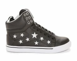 Outlet โ Women's Pastry Pop Tart Star High Top ๐ Sneakers Black/Silver โ