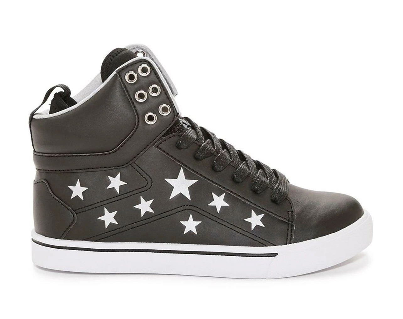 Outlet โ Women's Pastry Pop Tart Star High Top ๐ Sneakers Black/Silver โ 4 Outlet โ Women's Pastry Pop Tart Star High Top ๐ Sneakers Black/Silver โ - Image 2