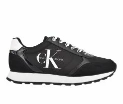 Coupon 😀 Women's Calvin Klein Cayle 👟 Sneakers Black 💯