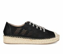 Deals 👏 Women's Journee Collection Razili Espadrille 👟 Sneakers Black 😉