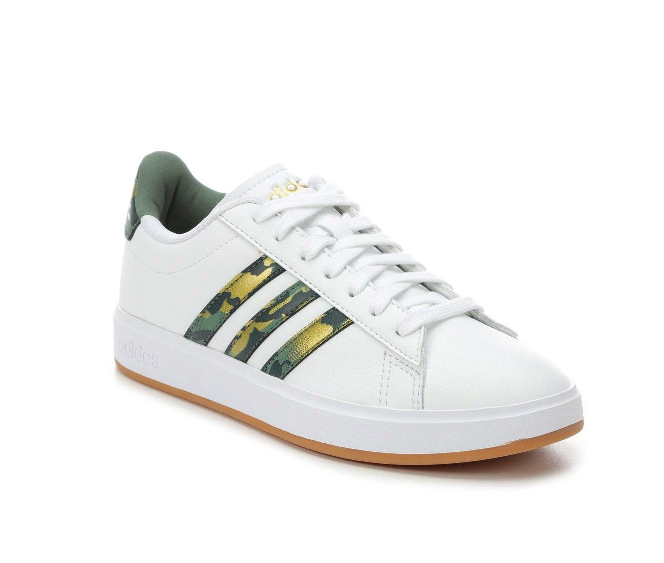 Discount ๐ Women's Adidas Grand Court 2.0 ๐ Sneakers Camo/Gold โจ 5 Discount ๐ Women's Adidas Grand Court 2.0 ๐ Sneakers Camo/Gold โจ - Image 3