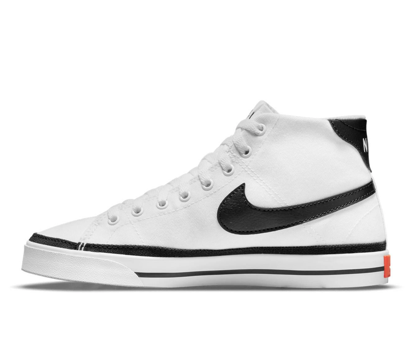 New ๐คฉ Women's Nike Court Legacy Mid Canvas ๐ Sneakers White/Black ๐คฉ 4 New ๐คฉ Women's Nike Court Legacy Mid Canvas ๐ Sneakers White/Black ๐คฉ - Image 3