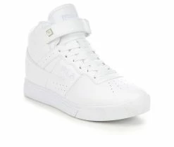 Budget 🎉 Women's Fila Vulc 13 Mid-Top 👟 Sneakers White/White 👍 -DC Shoes - shop 2 15